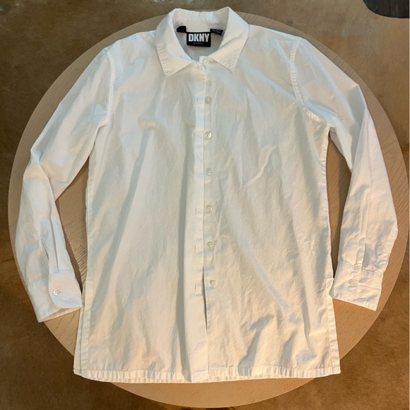 White DKNY Button Up - Picture 2 of 5